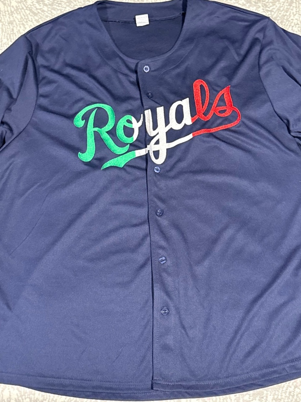 Kansas City Royals Italian Heritage Night SGA Jersey - Limited Edition MLB